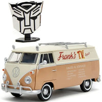 Hollywood Rides Transformers: Rise of the Beasts Wheeljack Volkswagen Bus 1:24 Scale Die-Cast Metal Vehicle with Badge