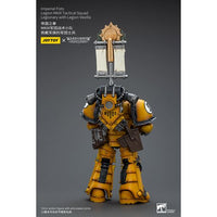 Joy Toy Warhammer 40,000 Imperial Fists Legion MkIII Tactical Legionary with Legion Vexilla 1:18 Scale Action Figure(THIS IS A PRE-ORDER ETA MAY/ JUNE 2024)