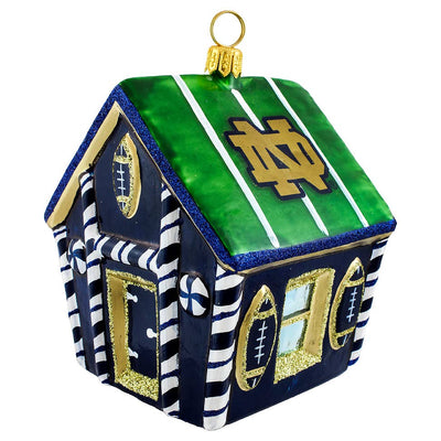 NOTRE DAME GINGERBREAD HOUSE ORNAMENT