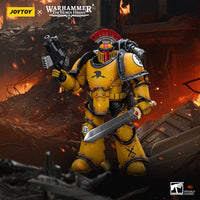 Joy Toy Warhammer 40,000 Imperial Fists Legion MkIII Tactical Squad Sergeant with Power Sword 1:18 Scale Action Figure (THIS IS A PRE-ORDER ETA MAY/ JUNE 2024)
