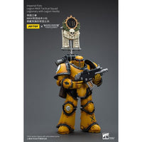 Joy Toy Warhammer 40,000 Imperial Fists Legion MkIII Tactical Legionary with Legion Vexilla 1:18 Scale Action Figure(THIS IS A PRE-ORDER ETA MAY/ JUNE 2024)
