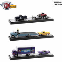 M2 Machines Auto-Haulers Release 64 - 3-Piece Set Chance of a chase (THIS IS A PRE-ORDER ETA JUNE 2023)