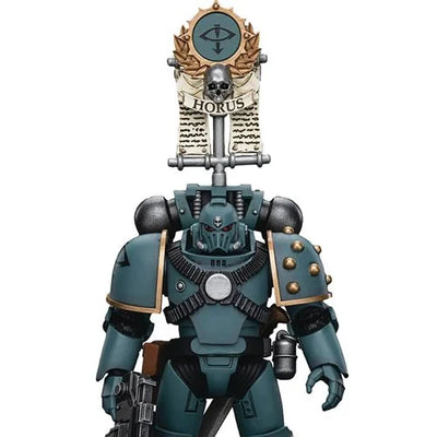 Joy Toy Warhammer 40,000 Sons of Horus MKIV Tactical Squad Legionary with Legion Vexilla 1:18 Scale Action Figure (THIS ITEM IS A PRE-ORDER ETA JULY / AUGUST 2024)