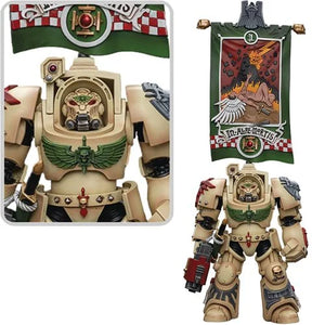 Joy Toy Warhammer 40,000 Dark Angels Deathwing Ancient with Company Banner 1:18 Scale Action Figure (THIS IS A PRE-ORDER ETA APRIL/ MAY 2024)