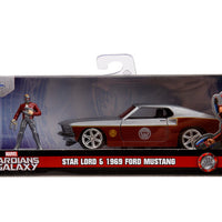 Marvel Guardians of The Galaxy 1:32 1969 Ford Mustang Die-Cast Car & 1.65" Starlord Figure