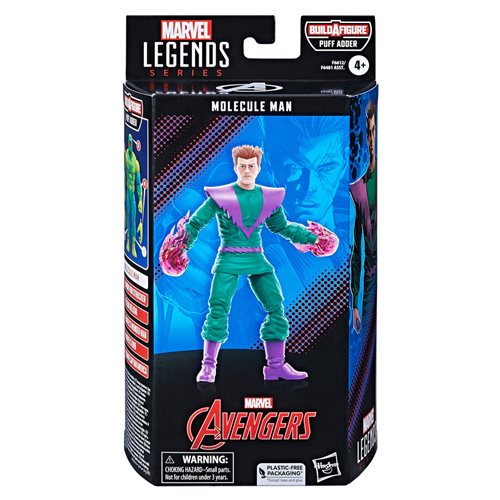 Avengers 2023 Marvel Legends Molecule Man 6-Inch Action Figure (PRE-ORDER ETA SEPT. / OCT.  2023)