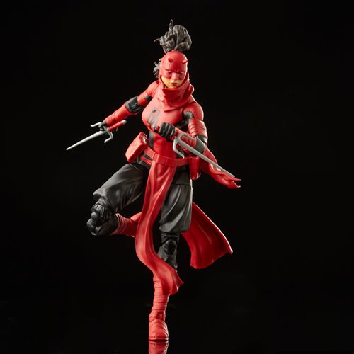 Spider-Man Retro Marvel Legends Elektra Natchios Daredevil 6-Inch Action Figure (PREORDER ETA AUGUST 2023)