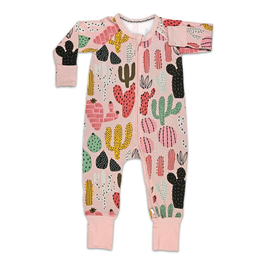 Cacti, Pink Baby Pajamas