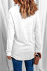 Sequin V-Neck Long Sleeve T-Shirt
