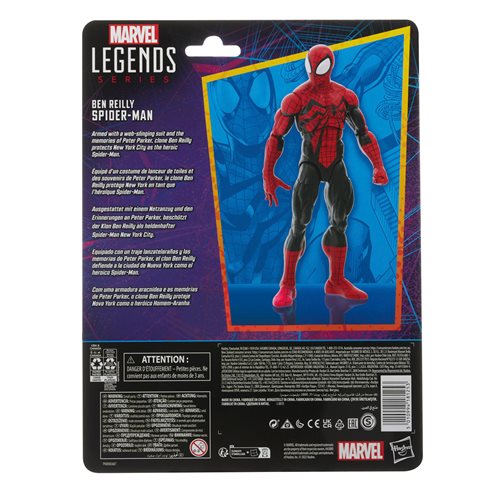 Spider-Man Retro Marvel Legends Ben Reilly Spider-Man 6-Inch Action Figure (PREORDER ETA AUGUST 2023)
