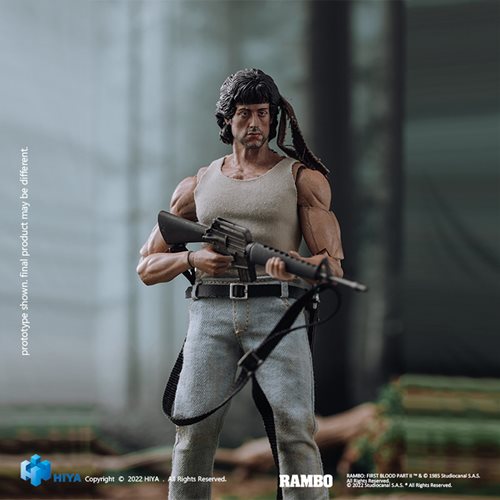 Rambo: First Blood Exquisite Super Series John J. Rambo 1:12 Scale Action Figure - Previews Exclusive (SEPTEMBER / OCTOBER 2023)