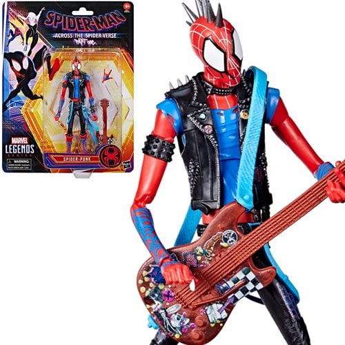 Spider-Man Across The Spider-Verse Marvel Legends Spider-Punk 6-Inch Action Figure (ETA October 2023) **THIS IS A REORDER**