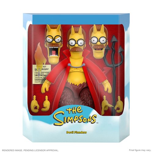 The Simpsons Ultimates Devil Flanders 7-Inch Action Figure (ETA MARCH 2024)