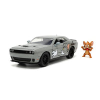 Tom and Jerry Hollywood Rides 2015 Dodge Challenger Hellcat 1:24 Scale Die-Cast Metal Vehicle with Jerry Figure