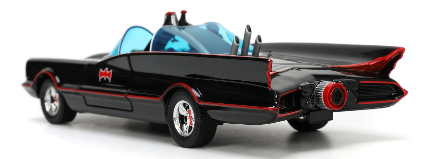 1:24 Batman 1966 HWR Deluxe. Vehicle with 4 figures: Batman, Robin, Joker, Penguin (THIS IS A PRE-ORDER ETA JULY/ AUGUST)