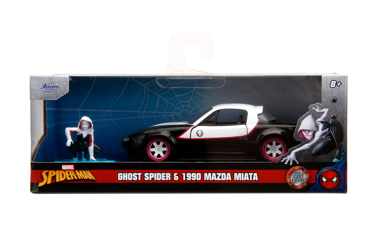 Marvel 1:32 1990 Mazda Miata Die-Cast Car & 1.65" Ghost Spider Figure (THIS IS A PRE-ORDER)