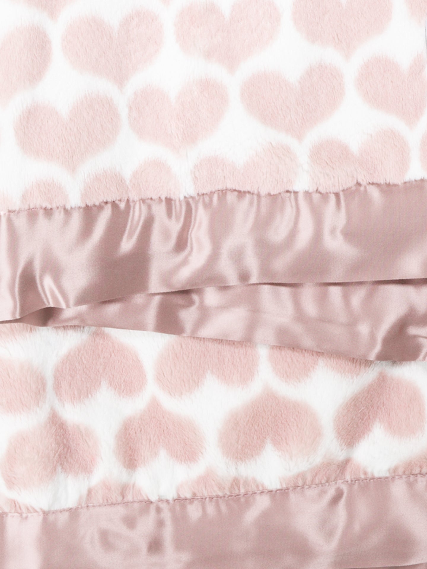 Luxe™ Heart Army Baby Blanket - Pink