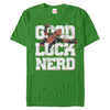 Men's Marvel Good Luck Nerd T-Shirt