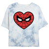 Junior's Marvel Spidey Heartbreaker Bombard Tie-Dye T-Shirt