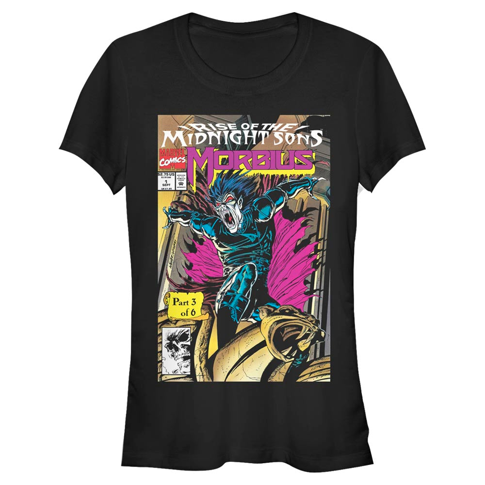 Junior's Marvel Morbius Cover T-Shirt