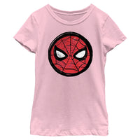 Girl's Marvel Spider-Man Beyond Amazing SPIDEY SKETCH CIRCLE T-Shirt