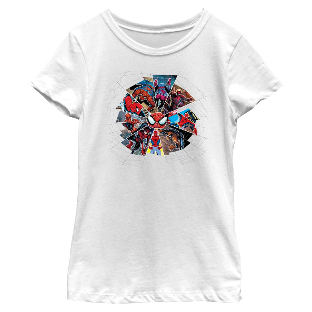 Girl's Marvel Spider-Man Beyond Amazing SPIDEY STAGES WEB T-Shirt