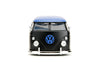 Punch Buggy Slug Bug 1:24 1963 Volkswagen Bus Pickup Die-Cast Car (Black/ Blue Flames)