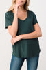 Urban Green Short Sleeve Essential V-neck Tee