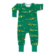 Crocodiles, Green Baby Pajamas