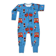 Doggy Firefighters, Blue Baby Pajamas