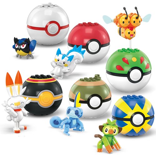 Pokémon jeu de construction Mega Construx Poké Ball Pack - TECIN