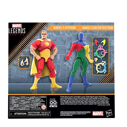 Marvel Legends Hyperion and Doctor Spectrum Squadron Supreme 6-Inch Action Figures (ETA JUNE 2023)