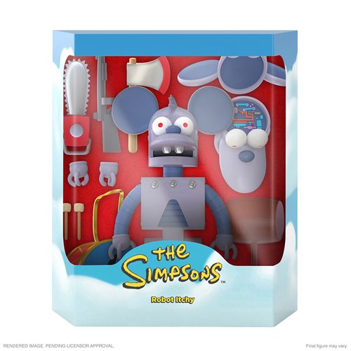 The Simpsons Ultimates Robot Itchy 7-Inch Action Figure