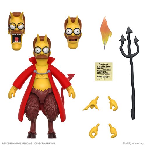 The Simpsons Ultimates Devil Flanders 7-Inch Action Figure (ETA MARCH 2024)