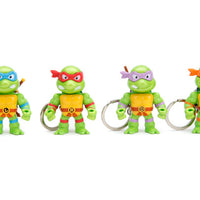 Teenage Mutant Ninja Turtles 2.5" 4-Pack Keychain Collectible Die-Cast Figure (THIS IS A PREORDER)