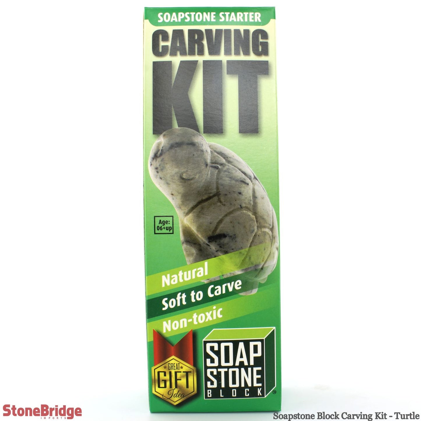 Soapstone Carving Kit - Turtle