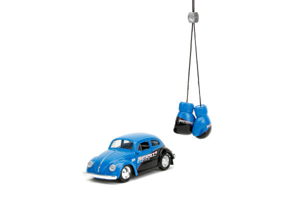 Punch Buggy 1:32 1959 Volkswagen Beetle Die-cast Car with Mini Gloves Accessory (Blue) (This is a Pre Order)